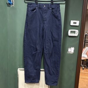 Madewell Jeans Darted Barrel-leg Indigo Denim Jeans size 24